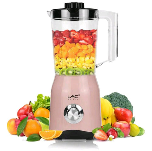LAC Electric Blender and Juicer - Compact Pink Smoothie Maker