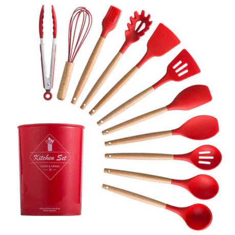 Silicone Kitchen Nonstick Utensils Set