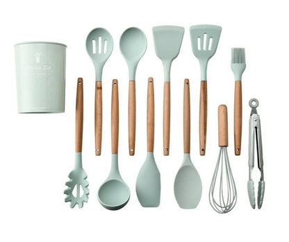 Silicone Kitchen Nonstick Utensils Set