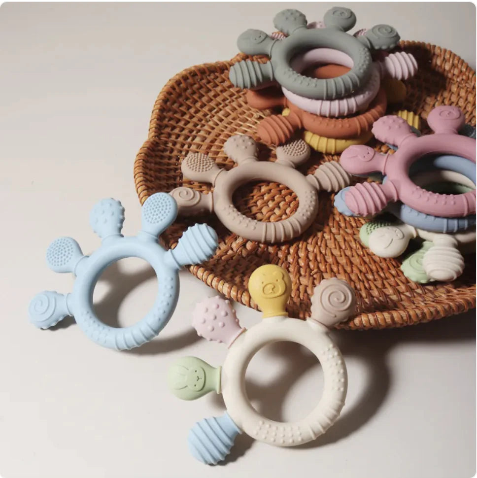 Silicone Baby Hand Teether