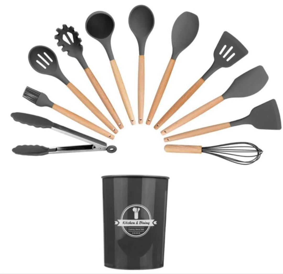 Silicone Kitchen Nonstick Utensils Set