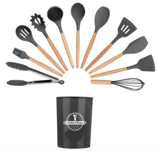 Silicone Kitchen Nonstick Utensils Set